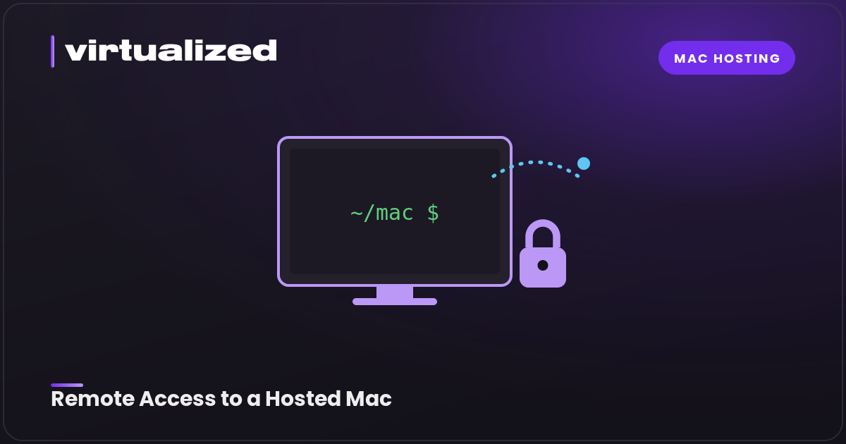 How to Get Remote Access to a Mac in a Datacenter